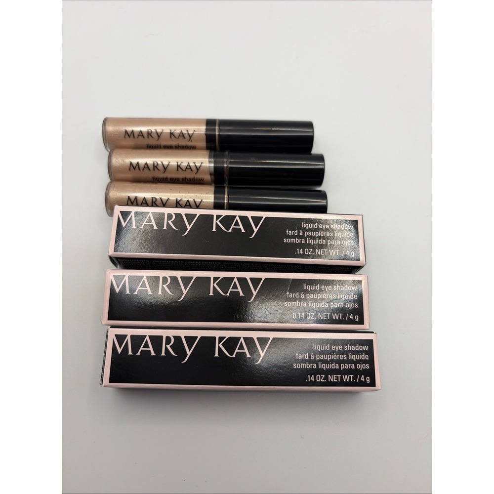 Mary Kay Liquid Eye Shadow Light Beam Full Size 149208 New Lot Of 3